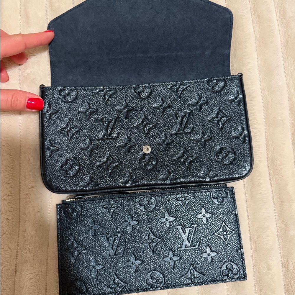 Louis Vuitton Shimmery Ink Monogram Pochette Felicie - Picture 3 of 6